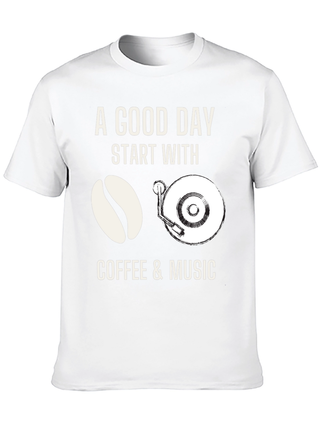Coffee & Music T-Shirt: A Good Day Start
