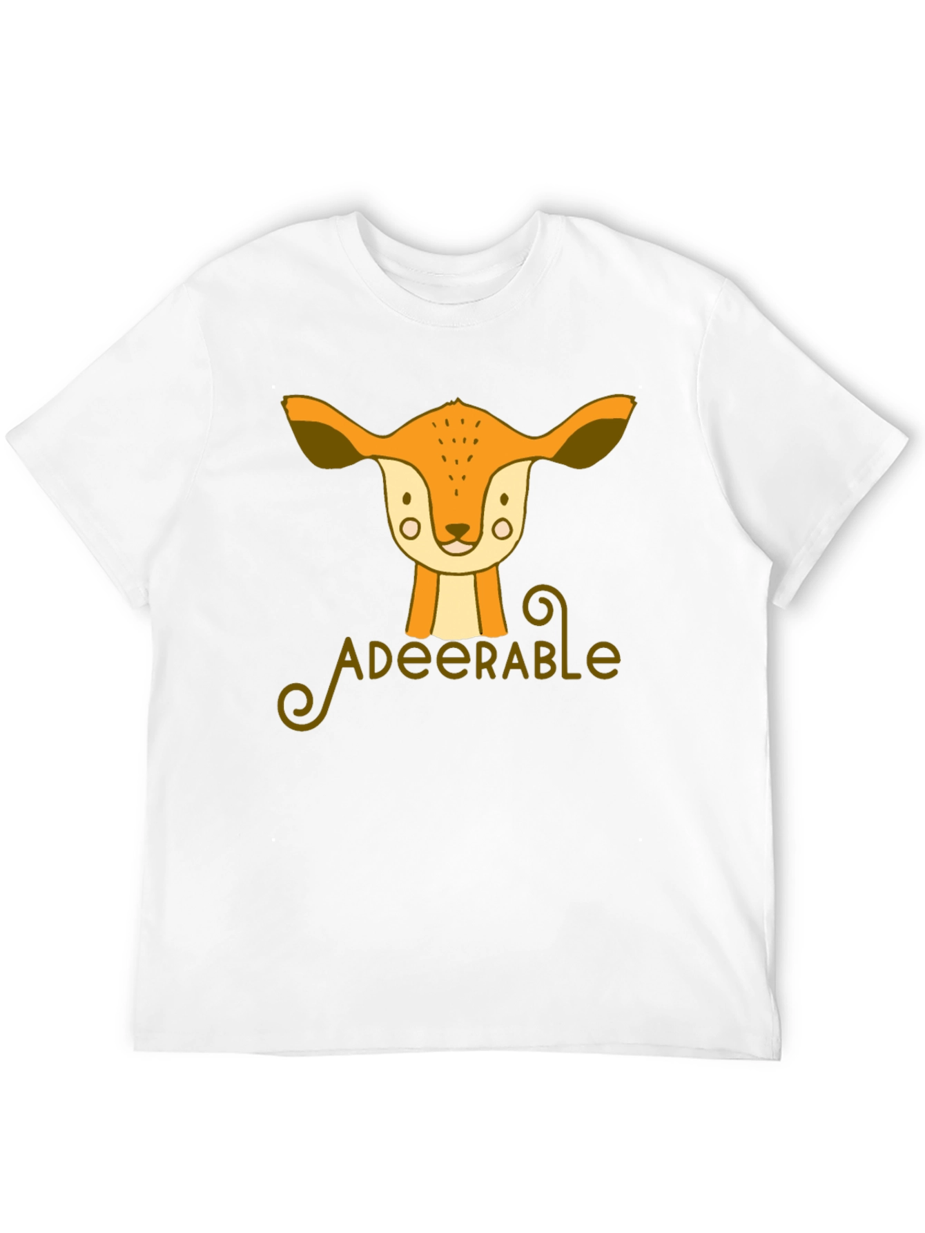 Adeerable Deer Graphic T-Shirt - Cute Animal Tee