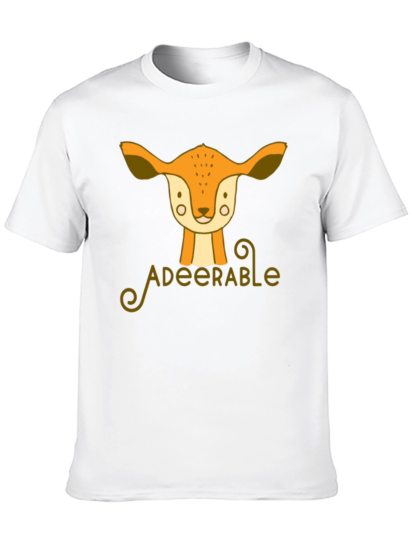 Adeerable Deer Graphic T-Shirt - Cute Animal Tee