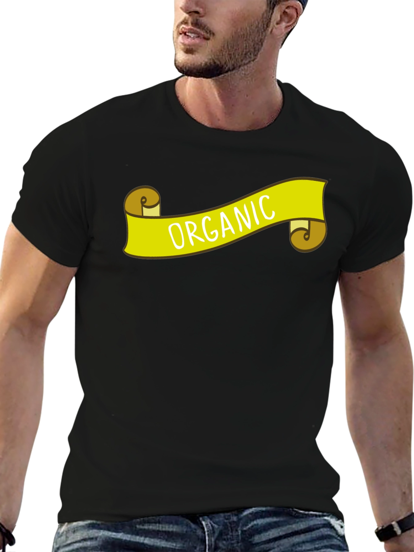 Organic Graphic T-Shirt - Black