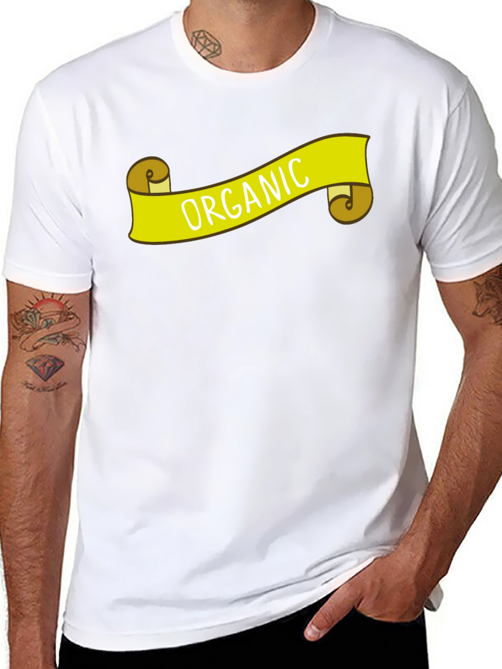 Organic Graphic T-Shirt - Black