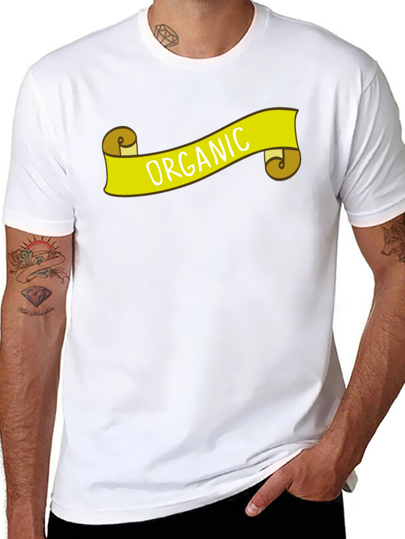 Organic Graphic T-Shirt - Black