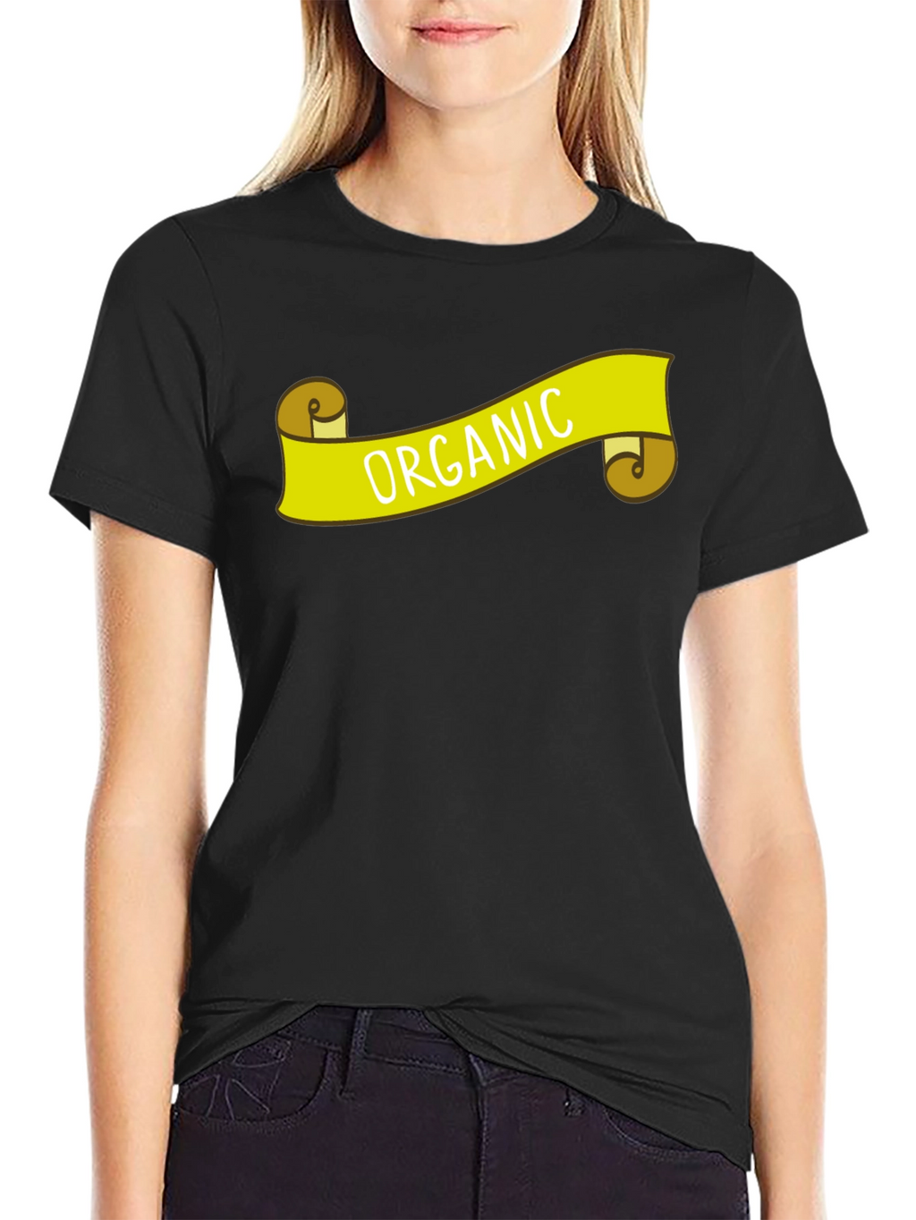 Organic Graphic T-Shirt - Black