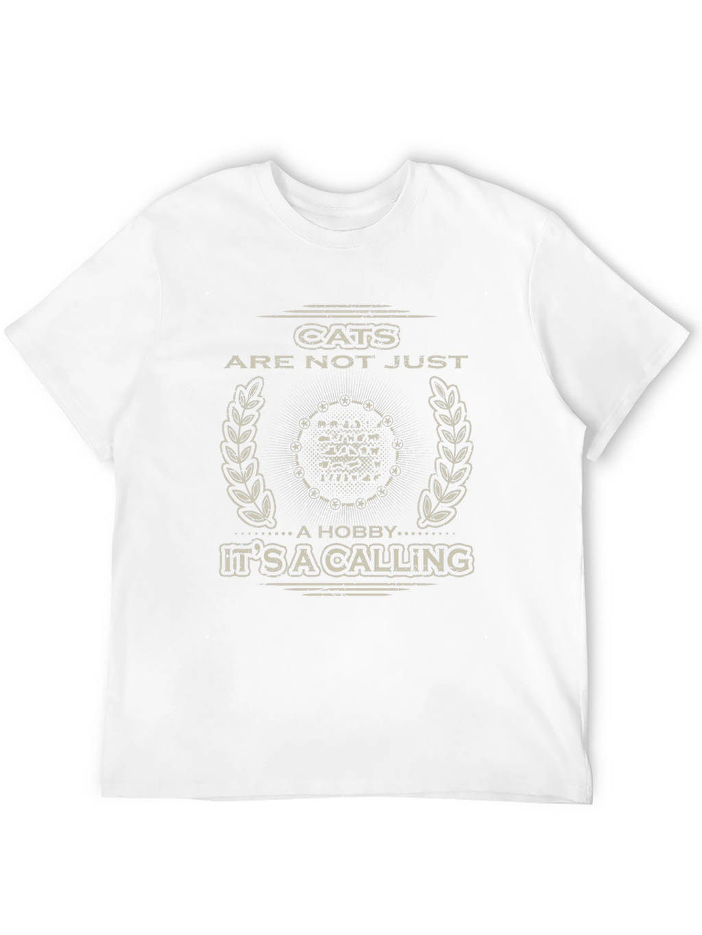 Cats Are Not Just A Hobby Black Graphic Tee