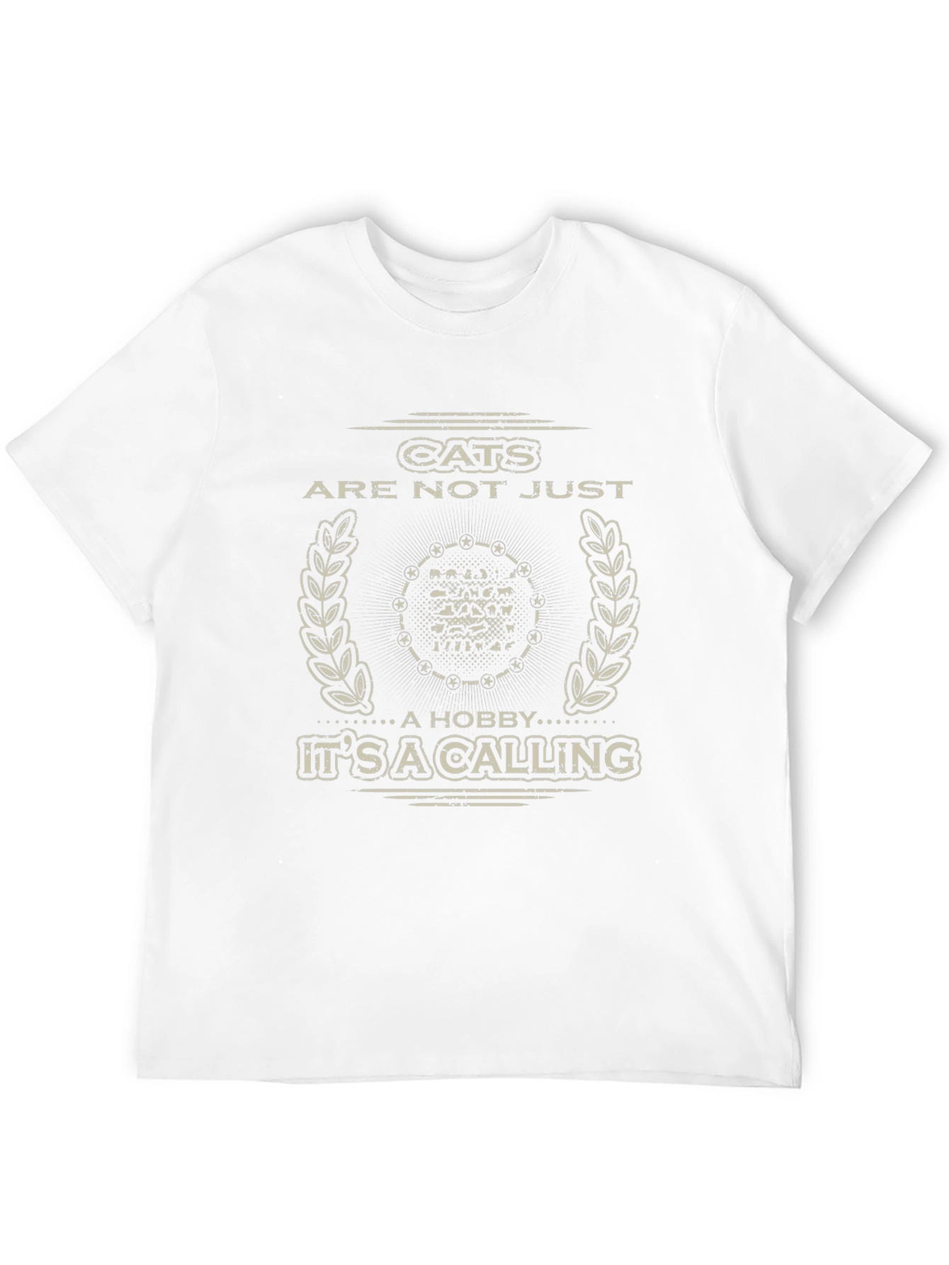 Cats Are Not Just A Hobby Black Graphic Tee