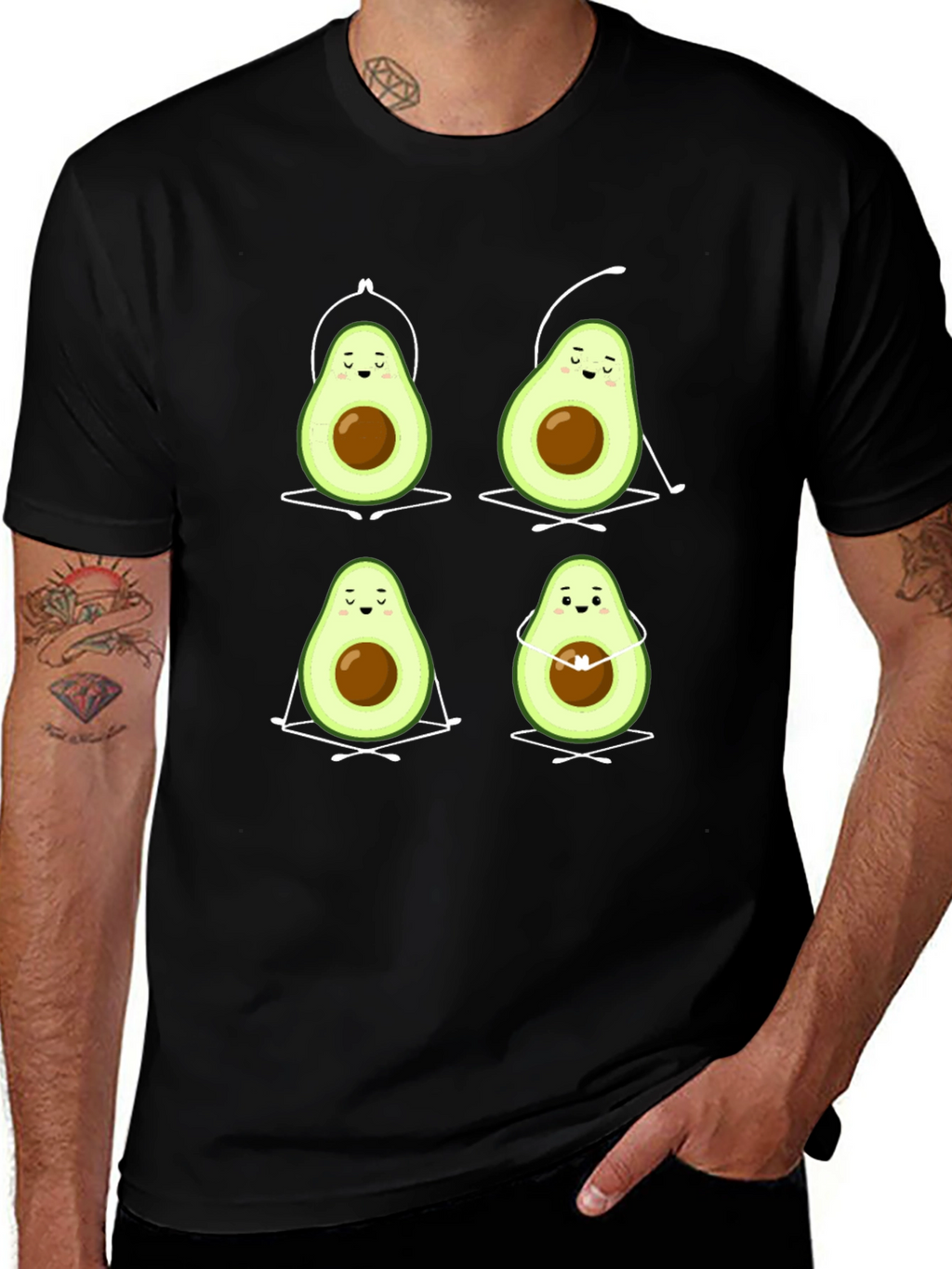 Yoga Avocado Graphic Tee