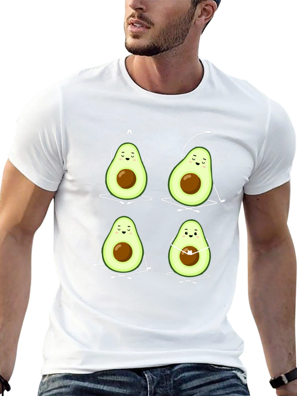 Yoga Avocado Graphic Tee