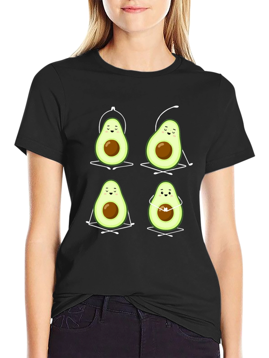 Yoga Avocado Graphic Tee