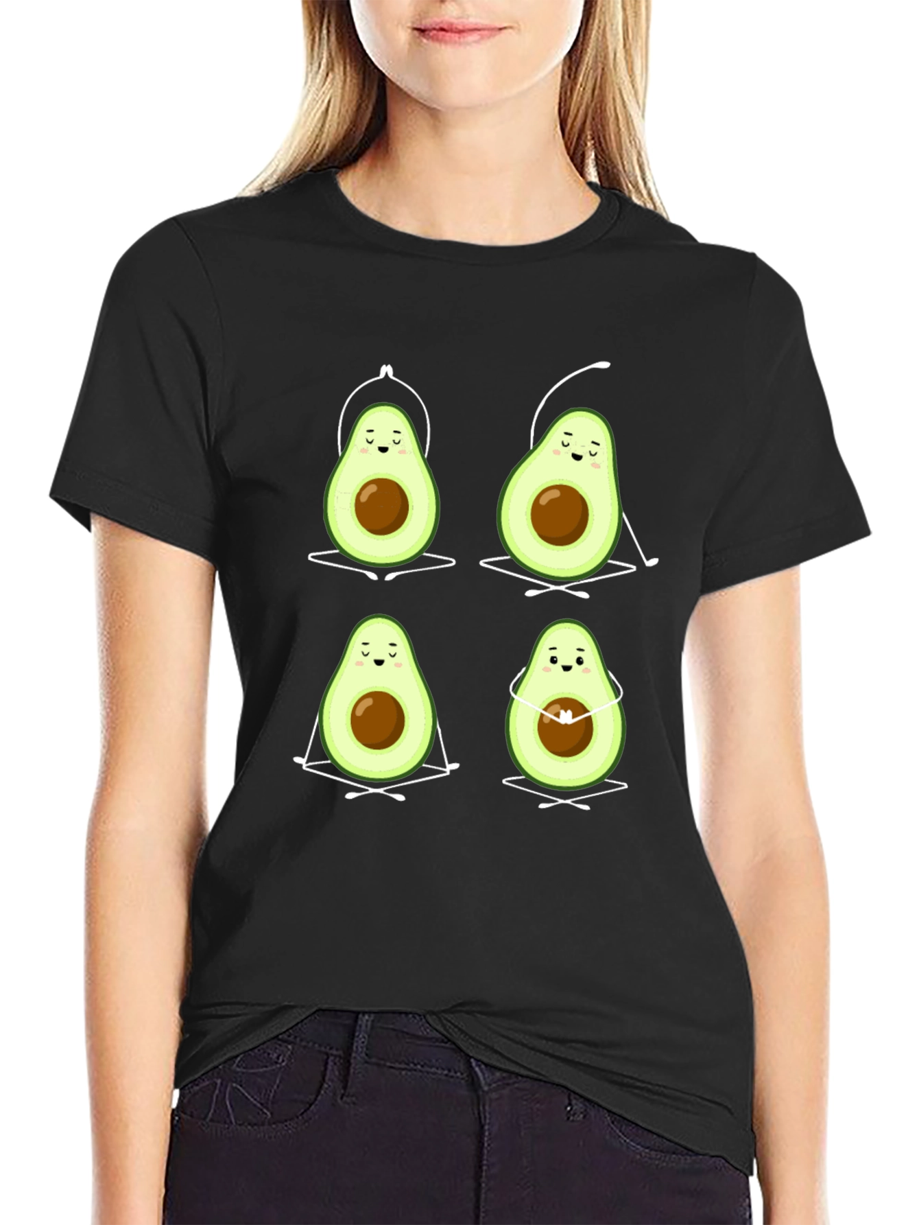 Yoga Avocado Graphic Tee
