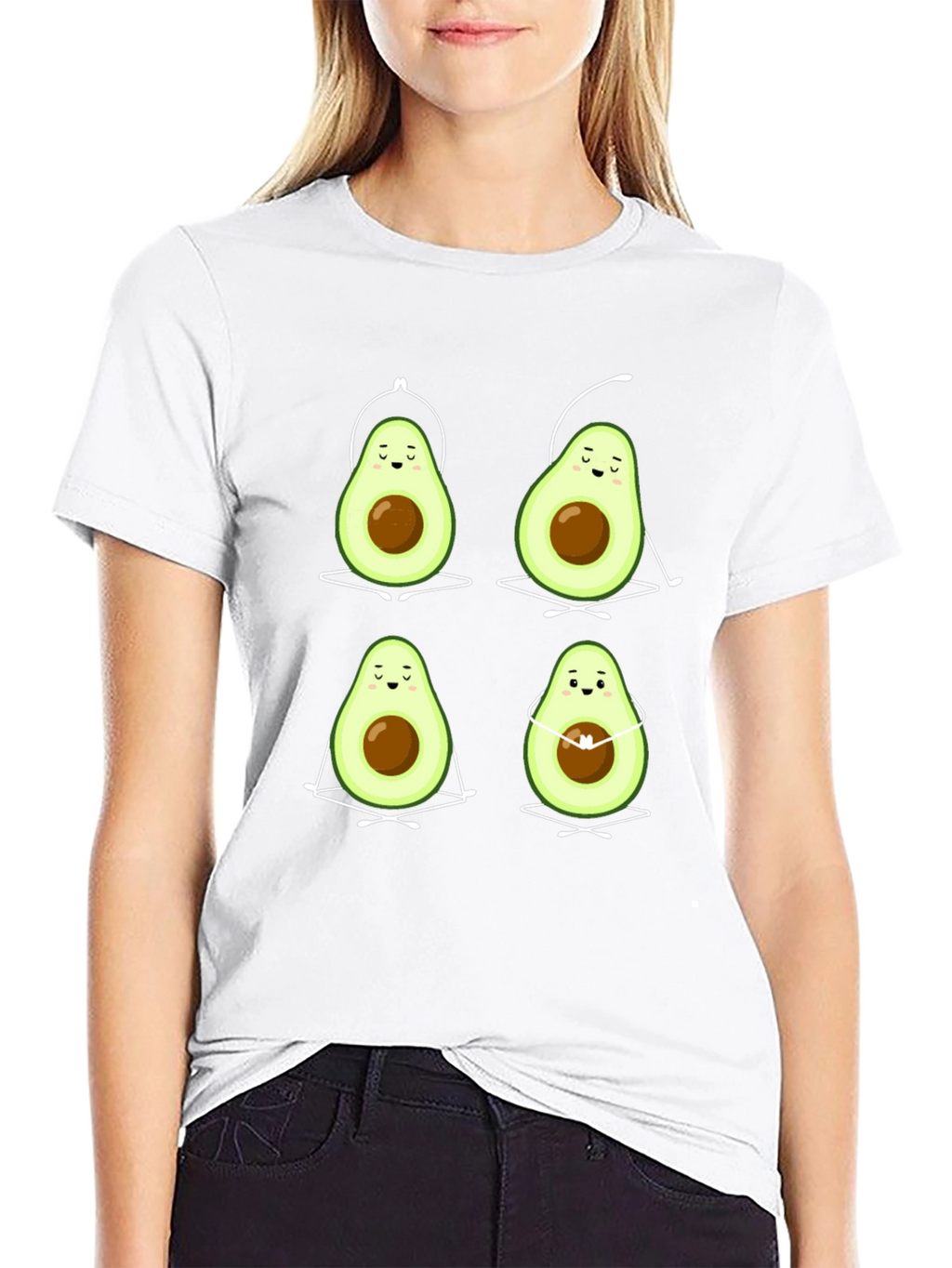Yoga Avocado Graphic Tee