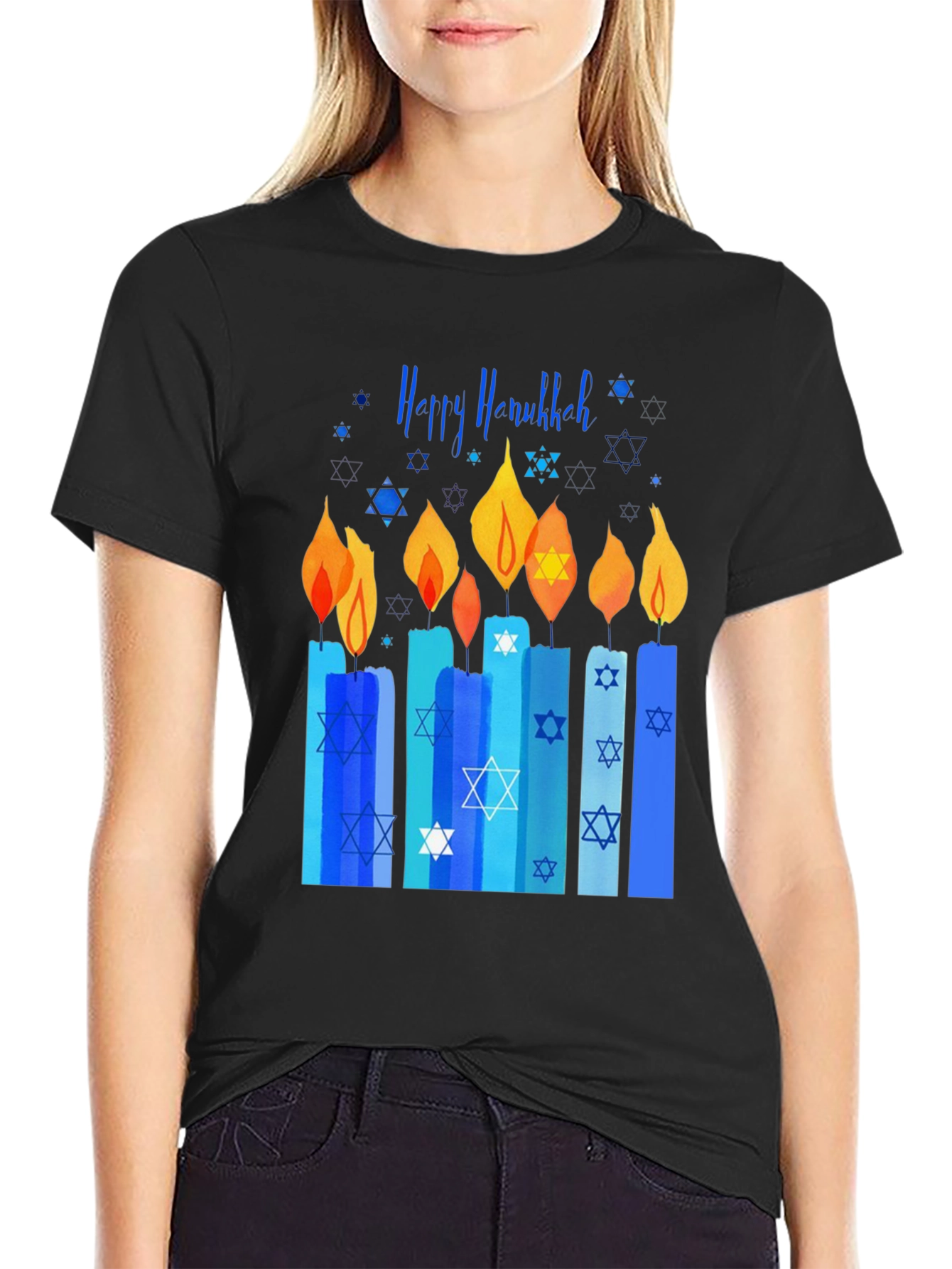 Happy Hanukkah Candle T-Shirt