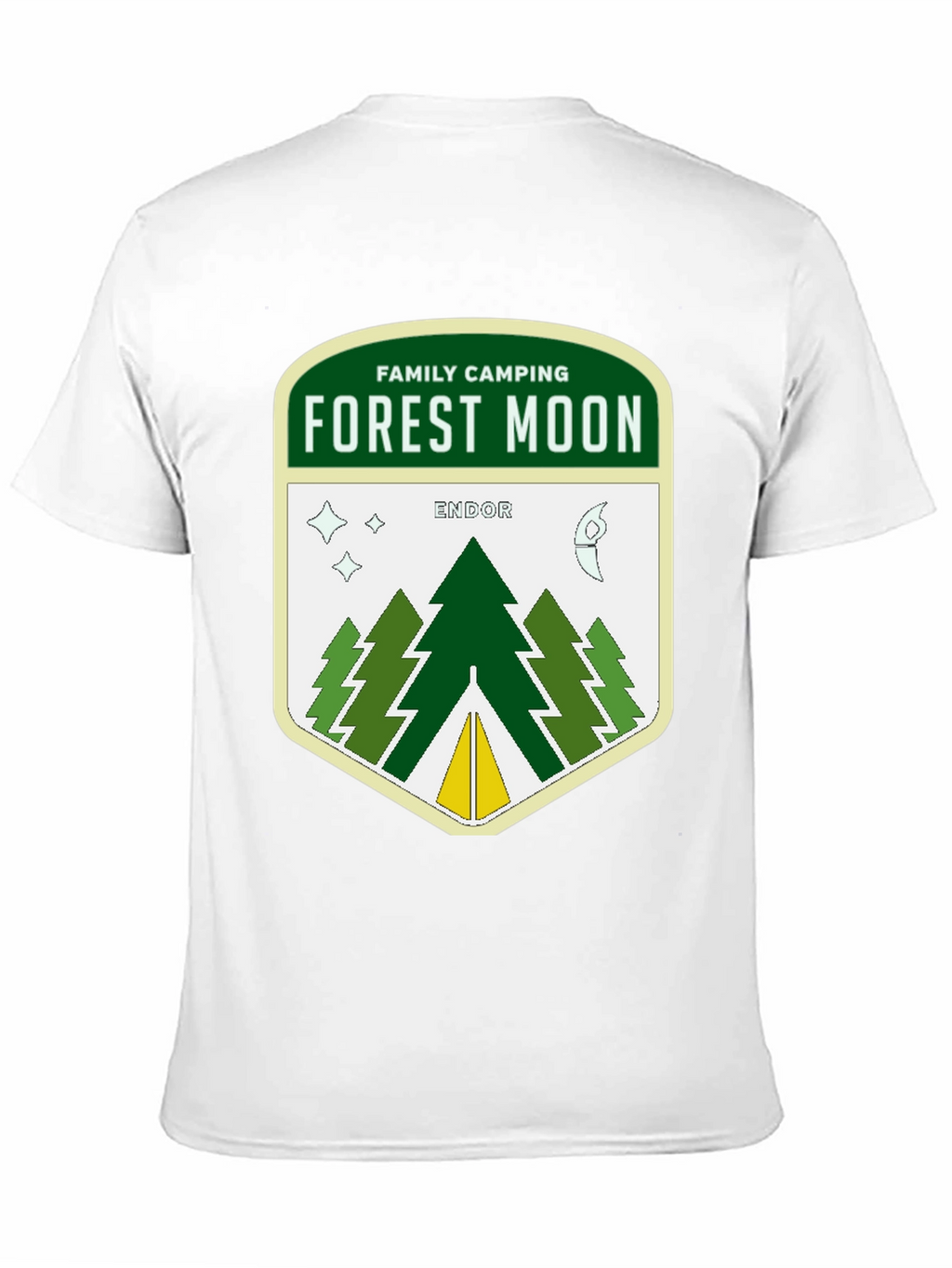 Forest Moon Endor Camping Graphic T-Shirt