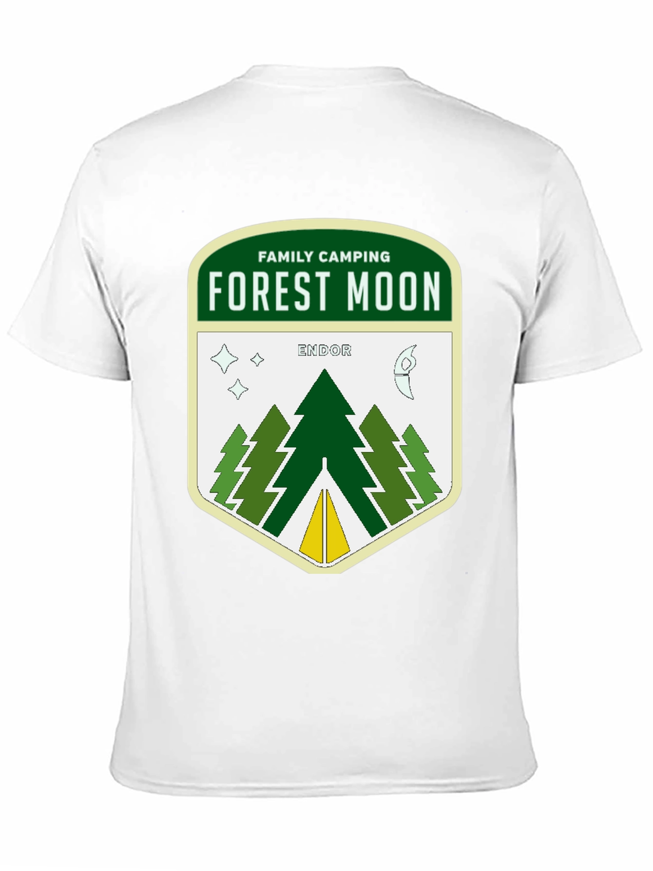 Forest Moon Endor Camping Graphic T-Shirt