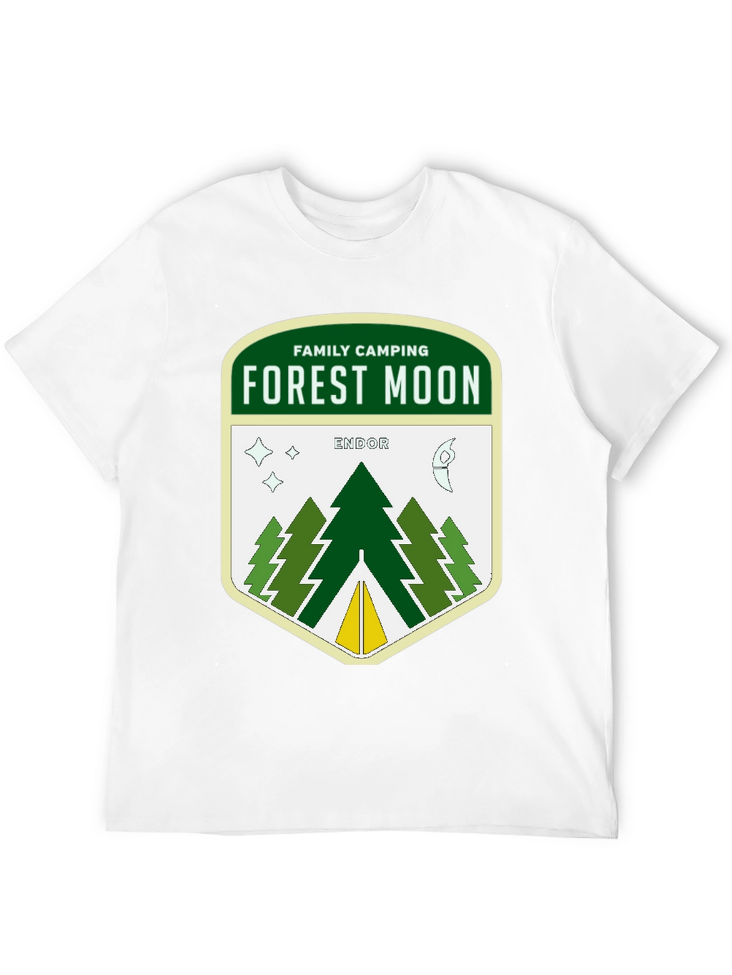 Forest Moon Endor Camping Graphic T-Shirt