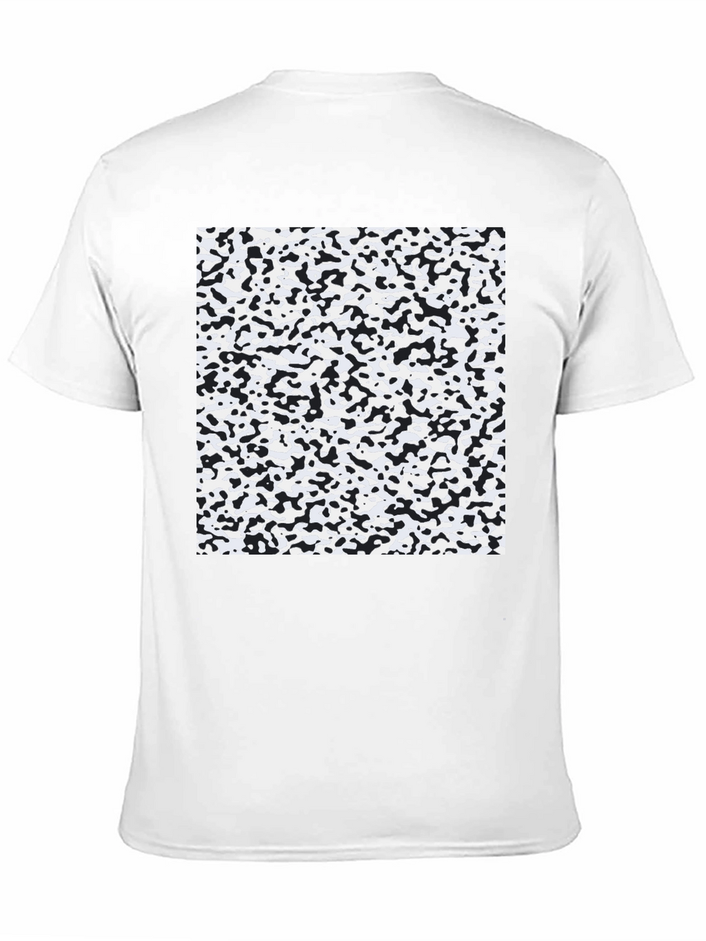 Abstract Print Black T-Shirt - Modern Style