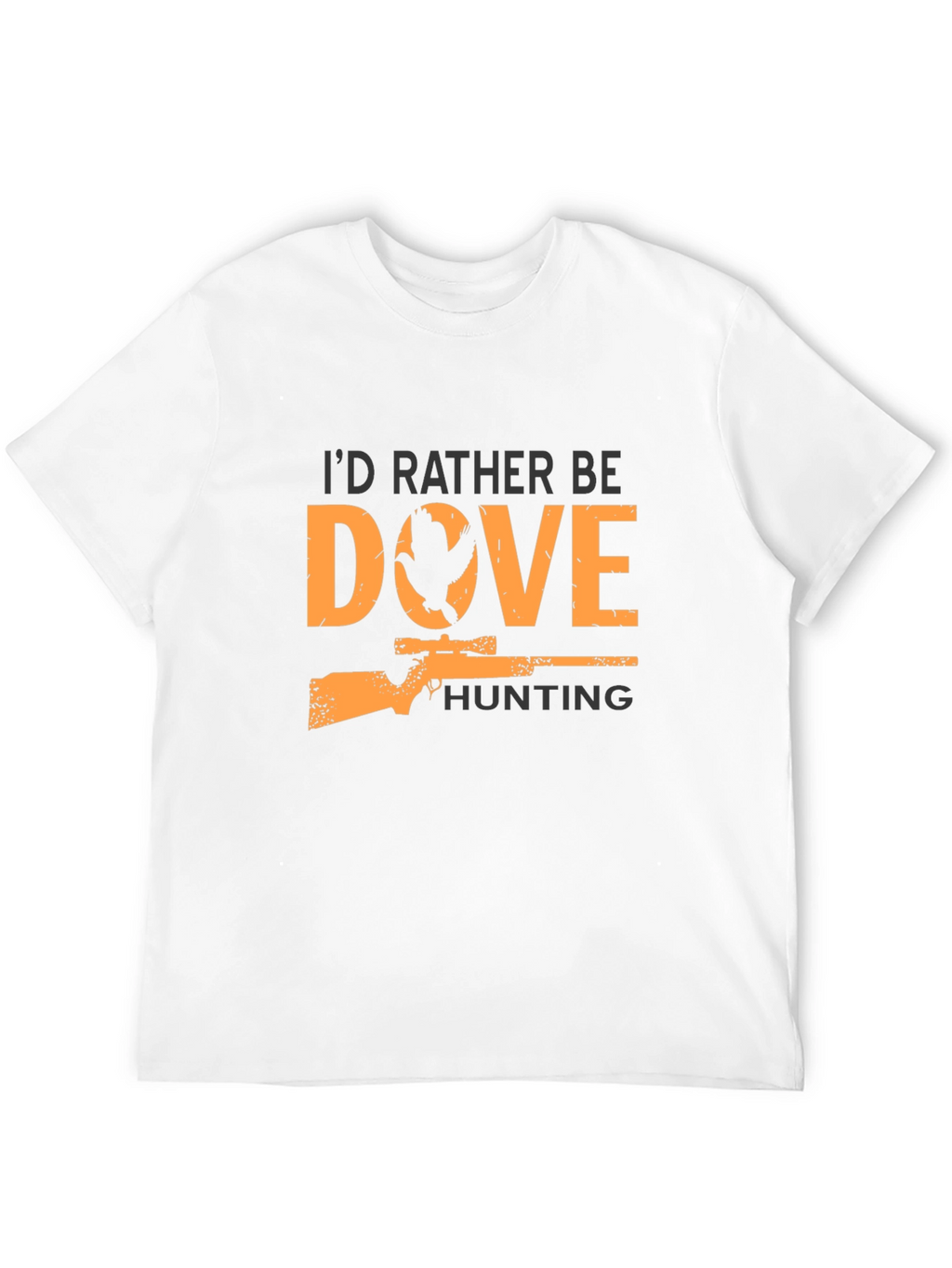 Dove Hunting Graphic Tee - Black Cotton T-Shirt