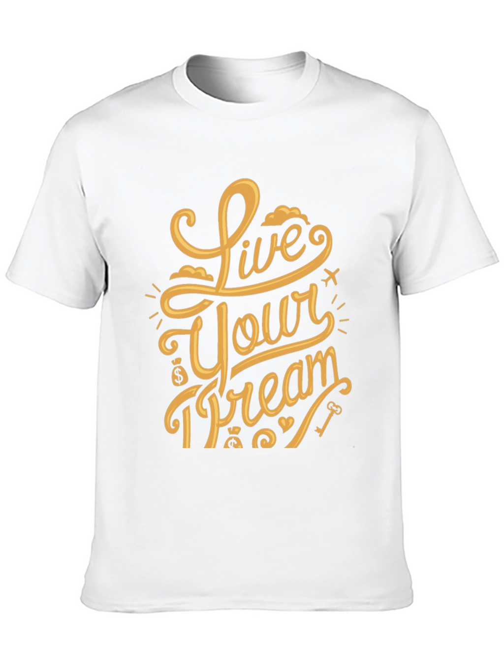 Live Your Dream Graphic T-Shirt - Soft Black Tee