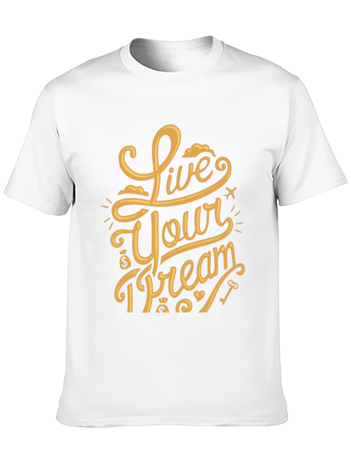 Live Your Dream Graphic T-Shirt - Soft Black Tee