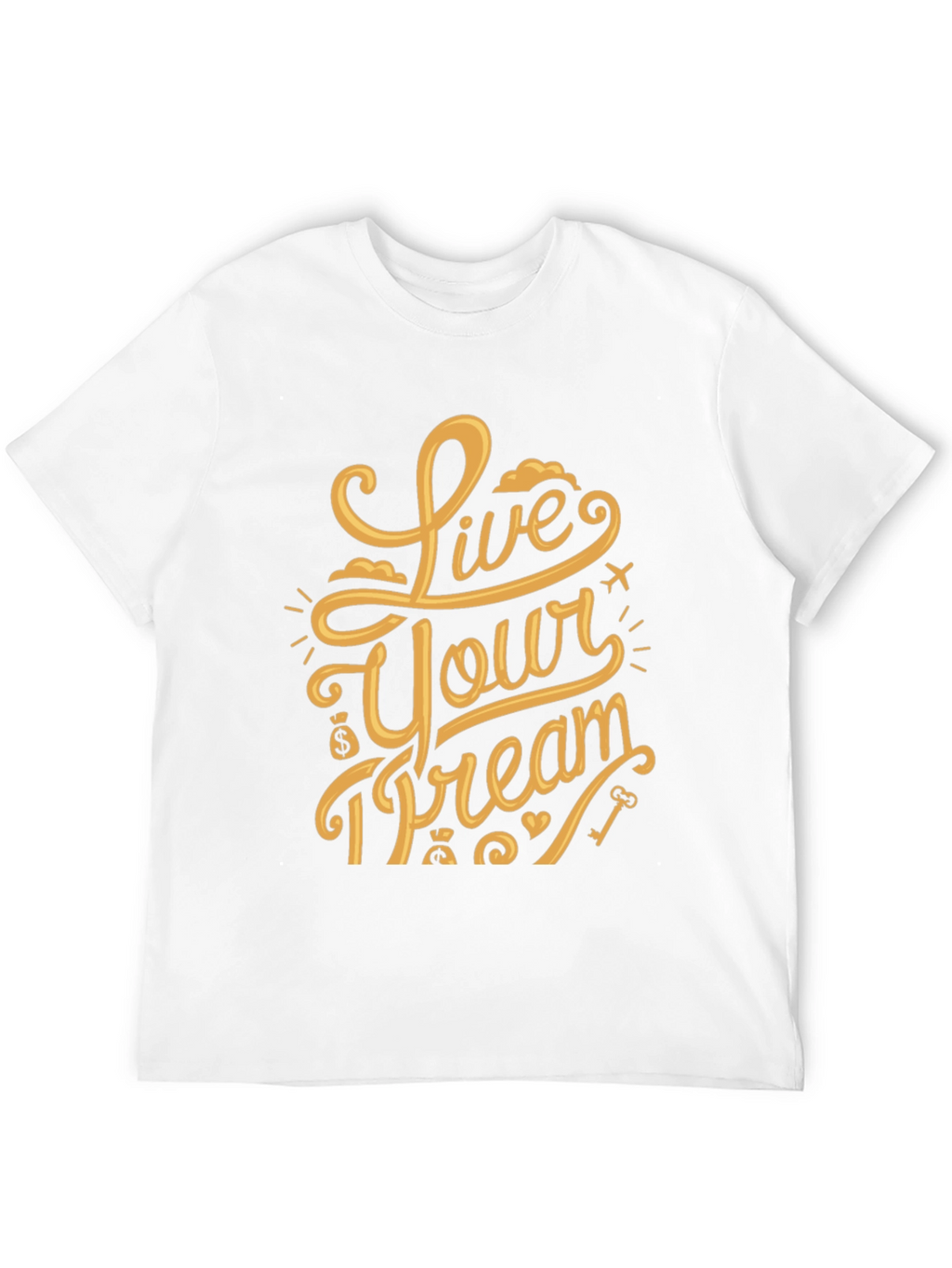 Live Your Dream Graphic T-Shirt - Soft Black Tee
