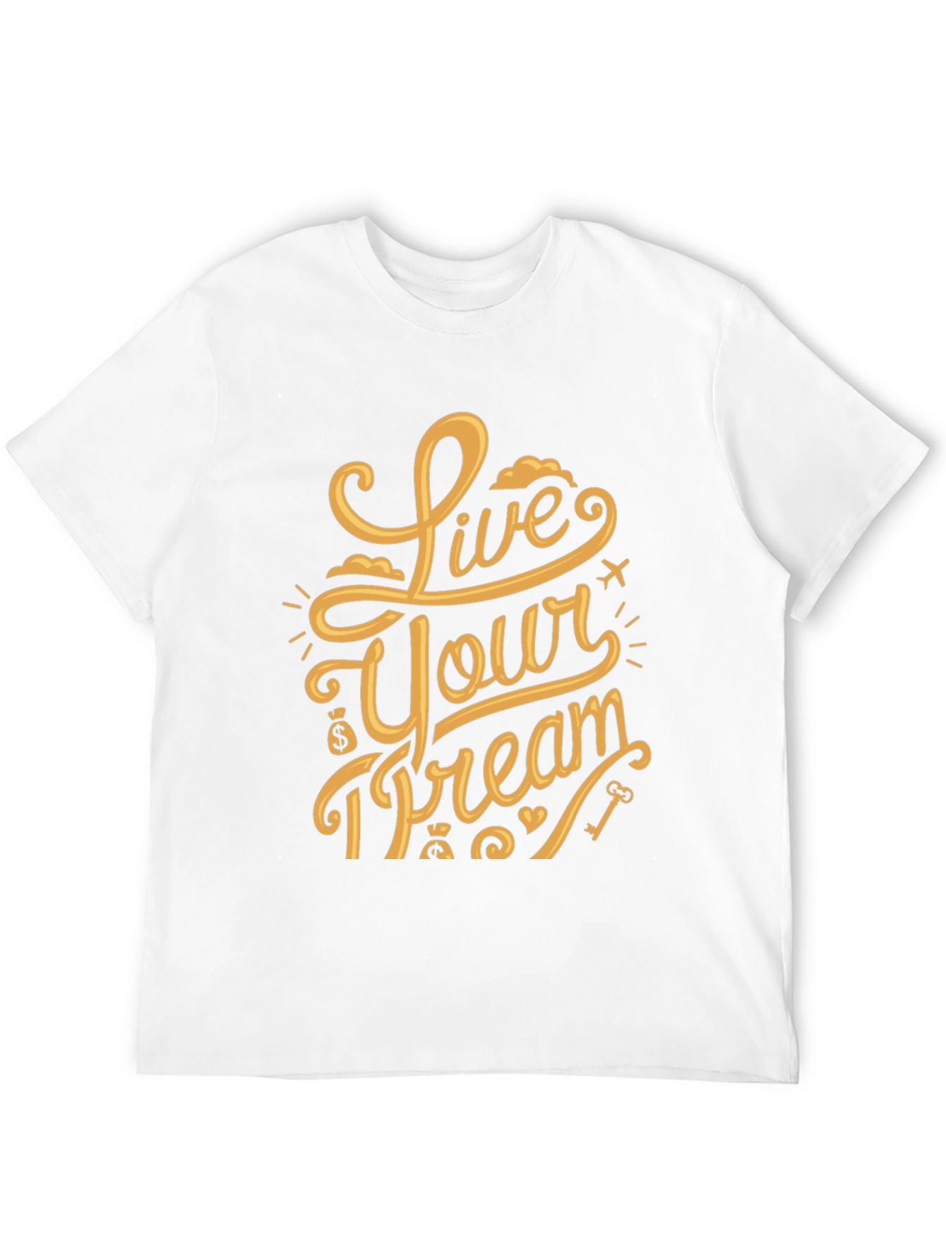 Live Your Dream Graphic T-Shirt - Soft Black Tee
