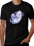 Worlds Okayest Nurse Axolotl T-Shirt