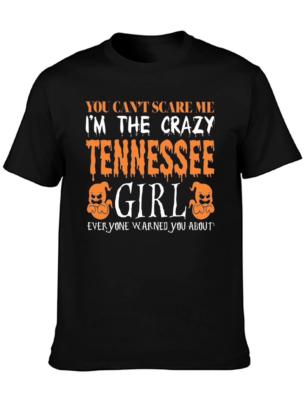 Crazy Tennessee Girl Halloween T-Shirt