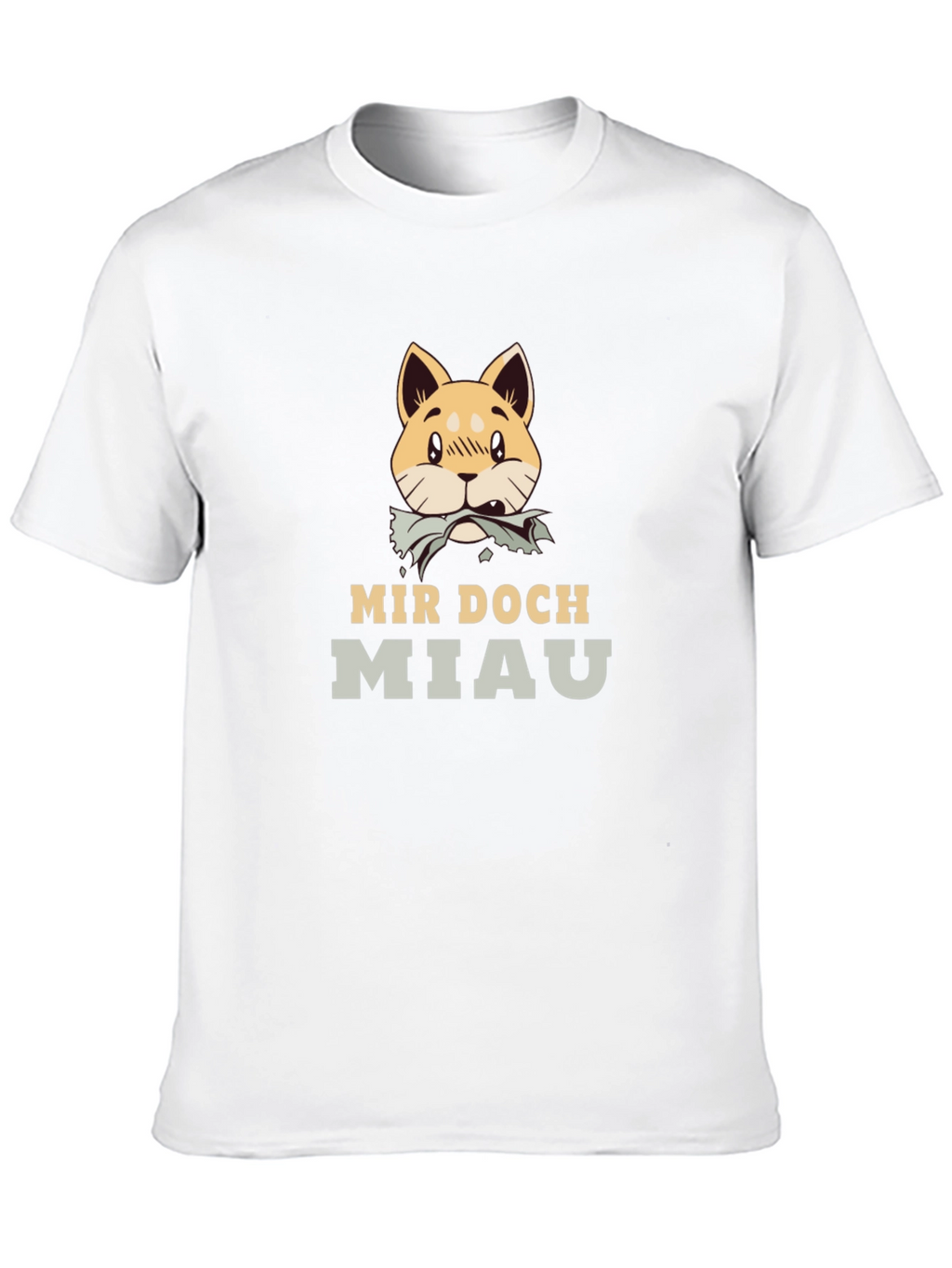Mir Doch Miau Cat Graphic T-Shirt