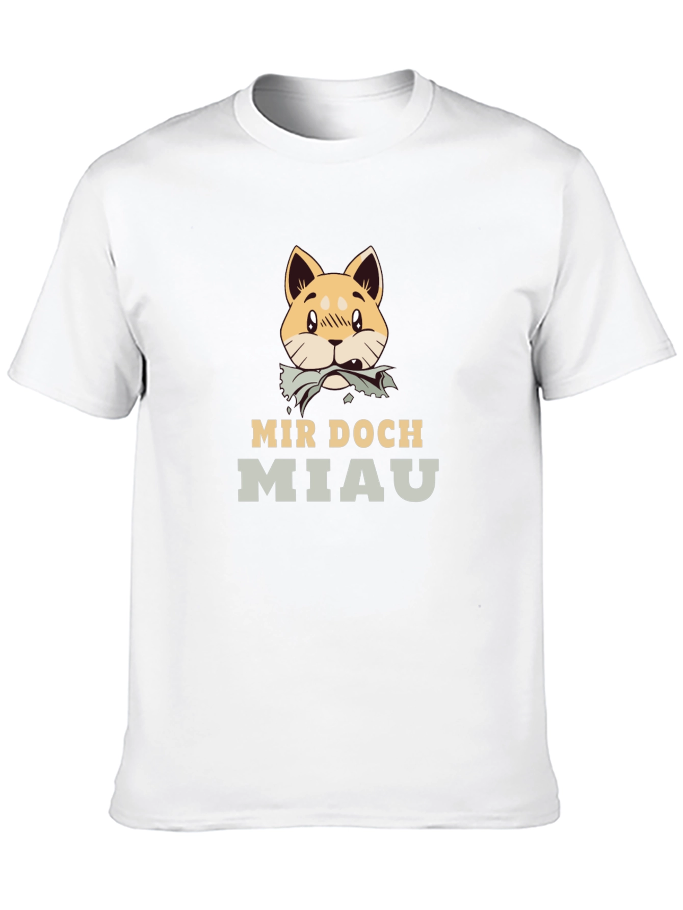 Mir Doch Miau Cat Graphic T-Shirt