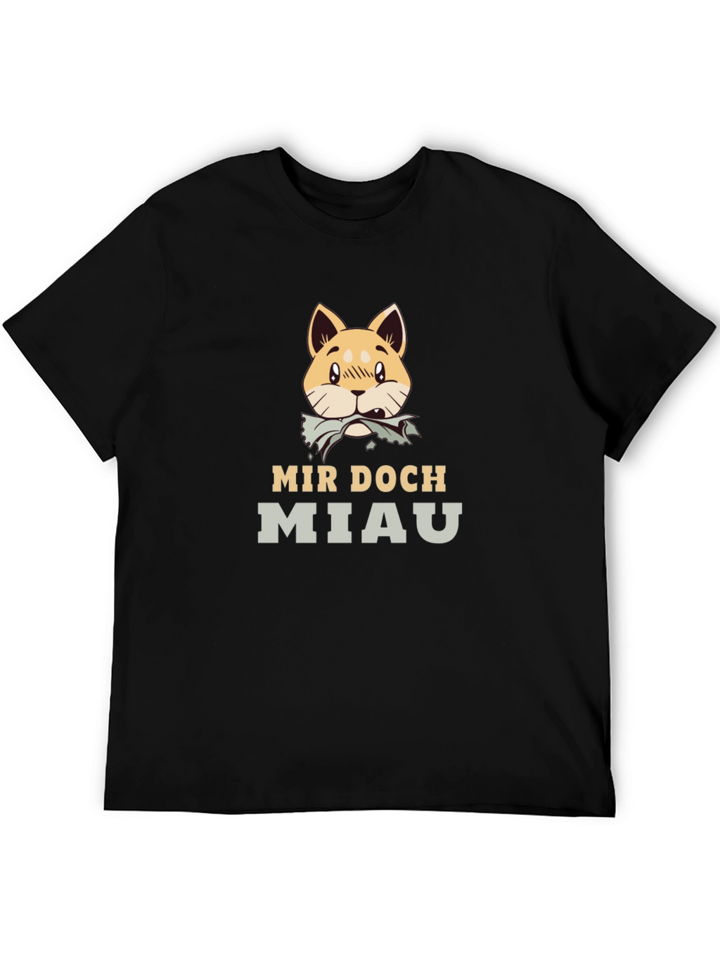 Mir Doch Miau Cat Graphic T-Shirt