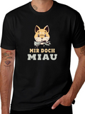Mir Doch Miau Cat Graphic T-Shirt
