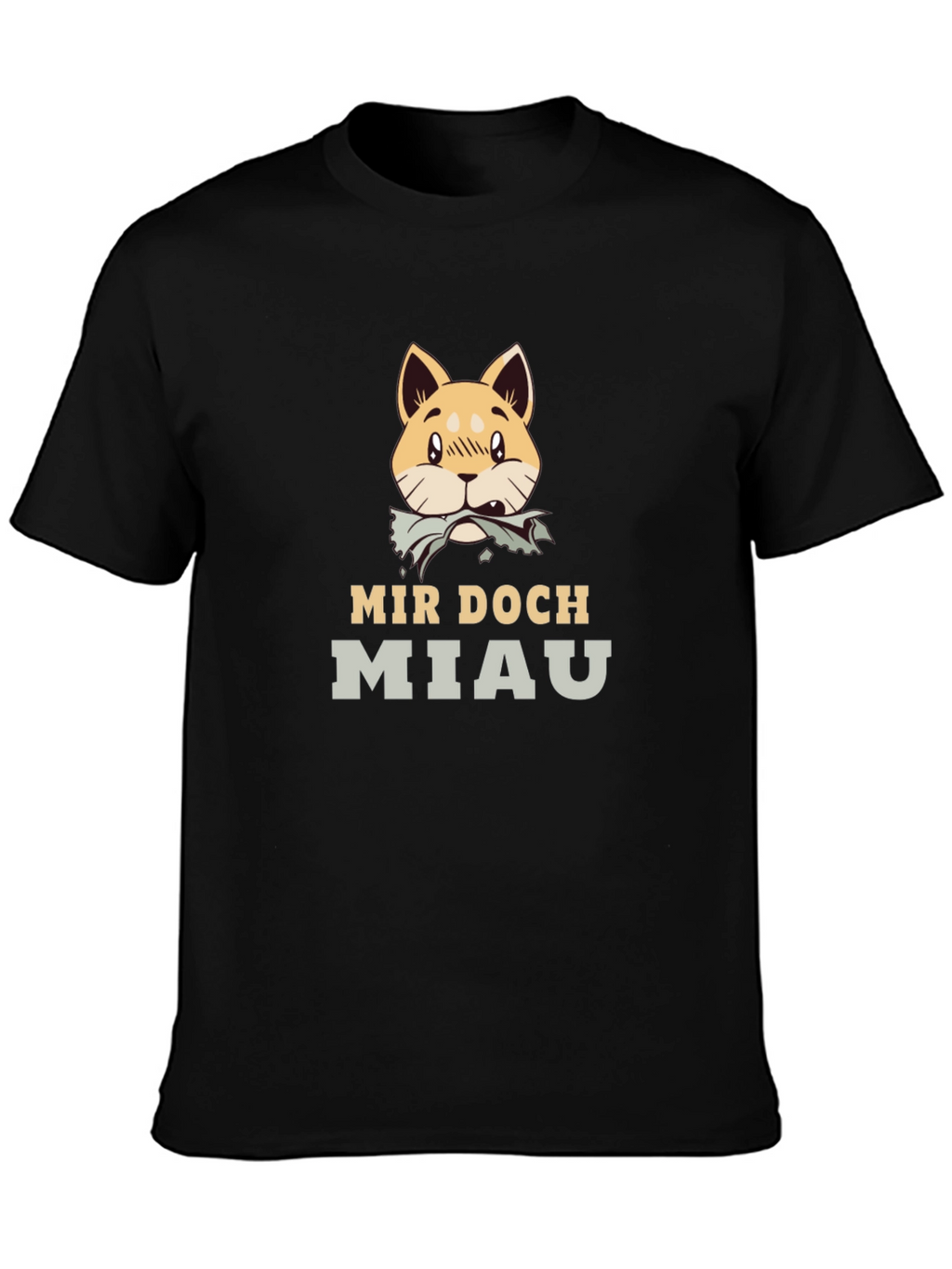 Mir Doch Miau Cat Graphic T-Shirt
