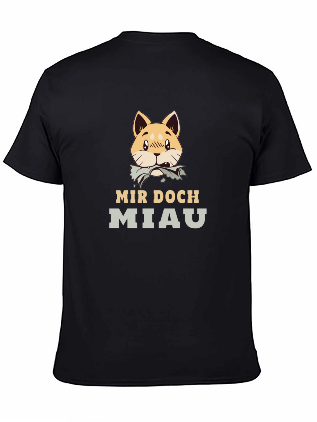 Mir Doch Miau Cat Graphic T-Shirt