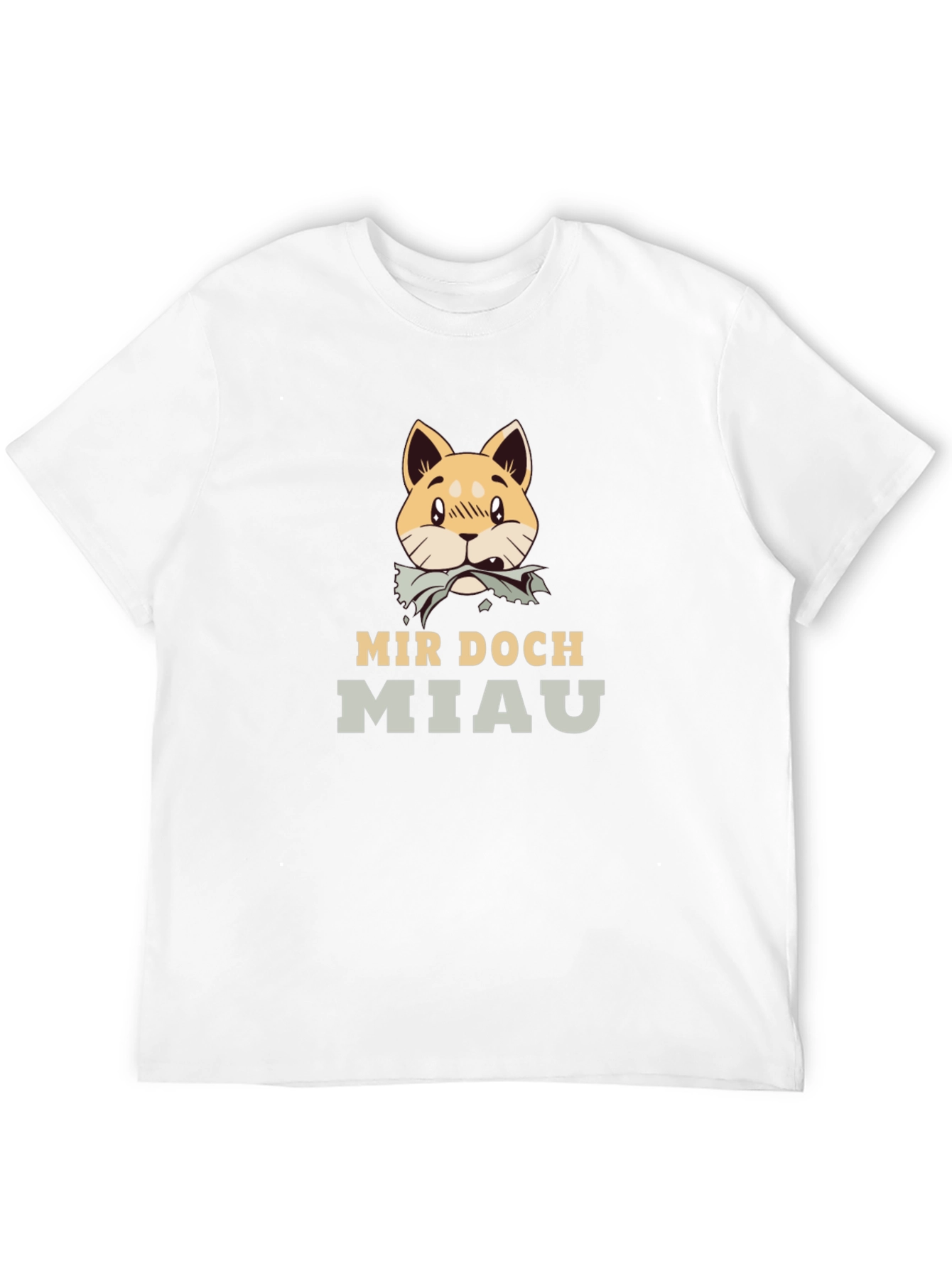 Mir Doch Miau Cat Graphic T-Shirt