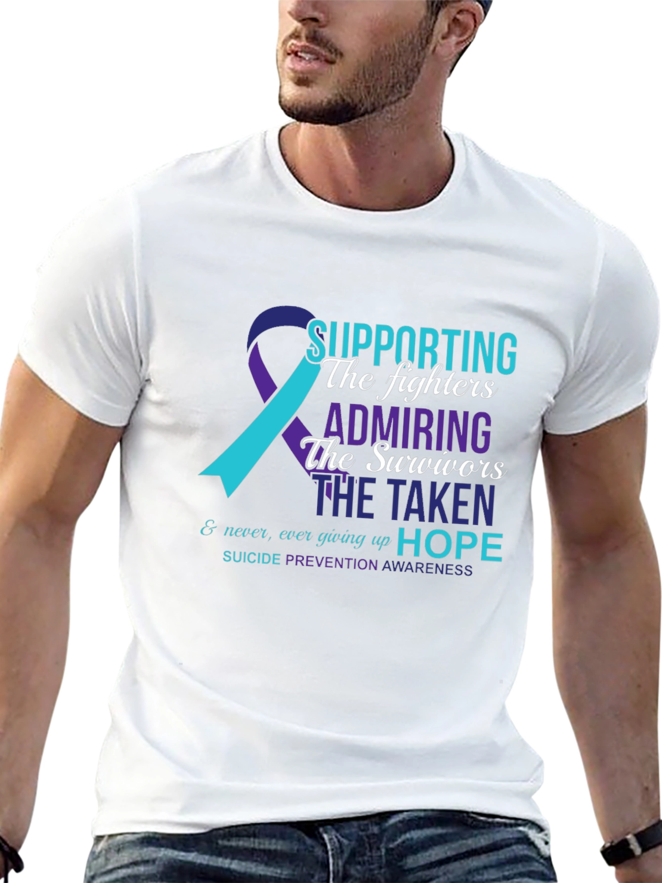Suicide Prevention Awareness T-Shirt - Supporting The Fighters