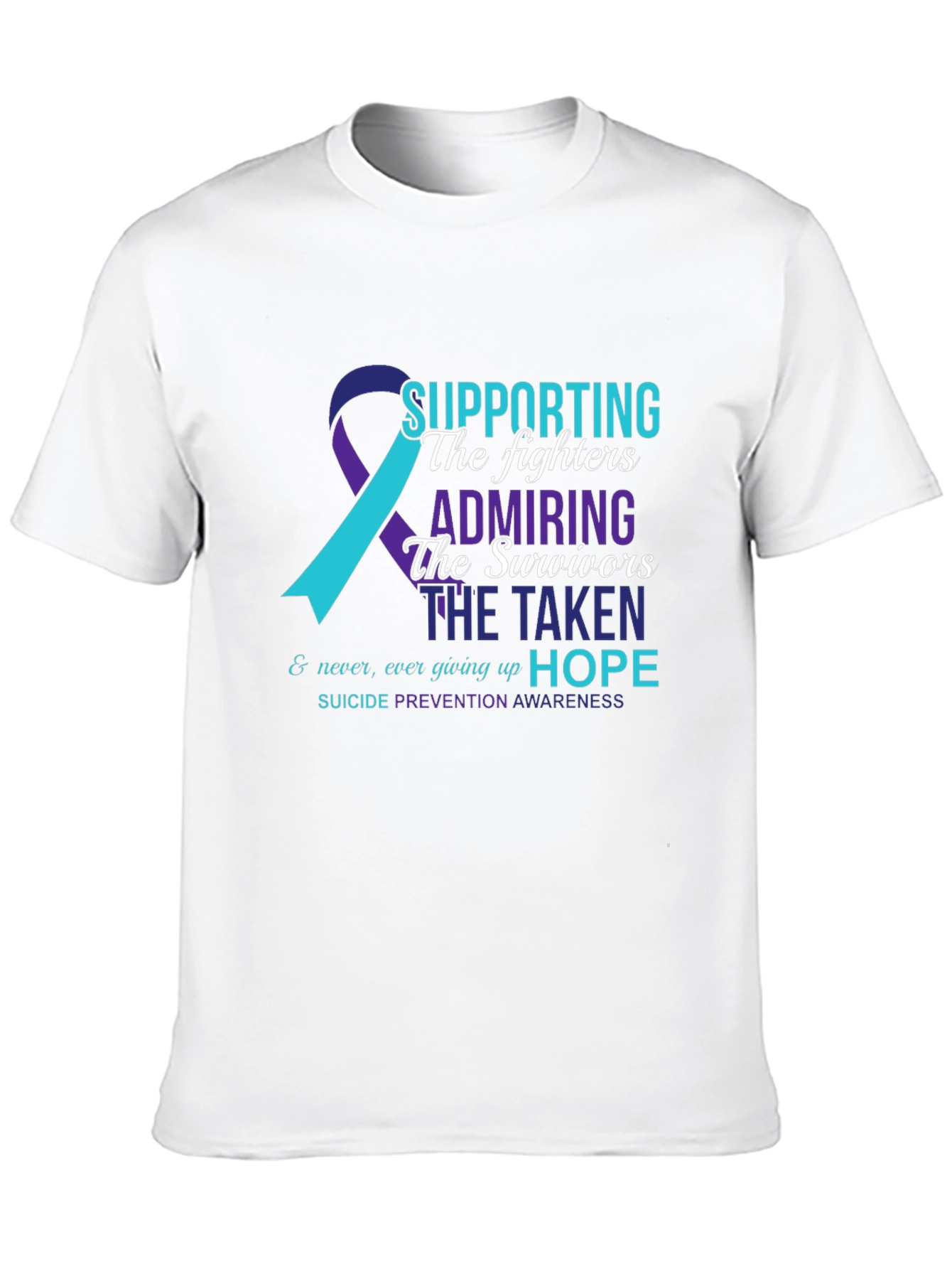 Suicide Prevention Awareness T-Shirt - Supporting The Fighters