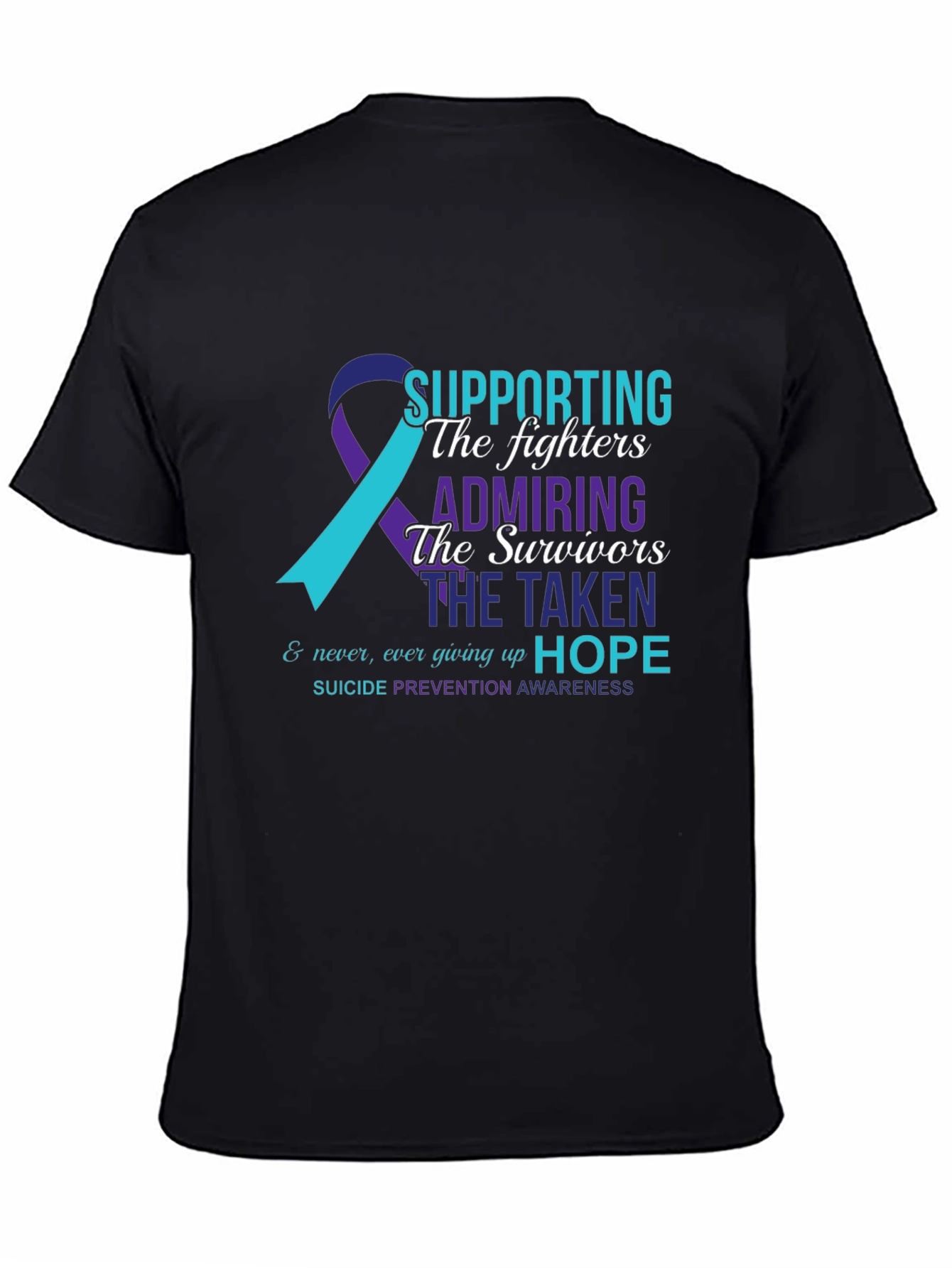 Suicide Prevention Awareness T-Shirt - Supporting The Fighters