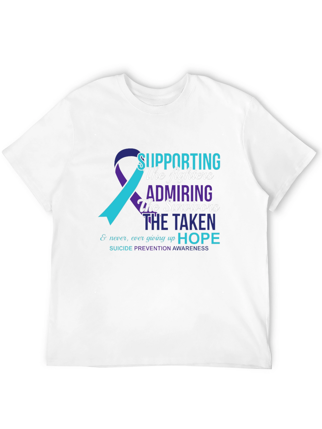 Suicide Prevention Awareness T-Shirt - Supporting The Fighters