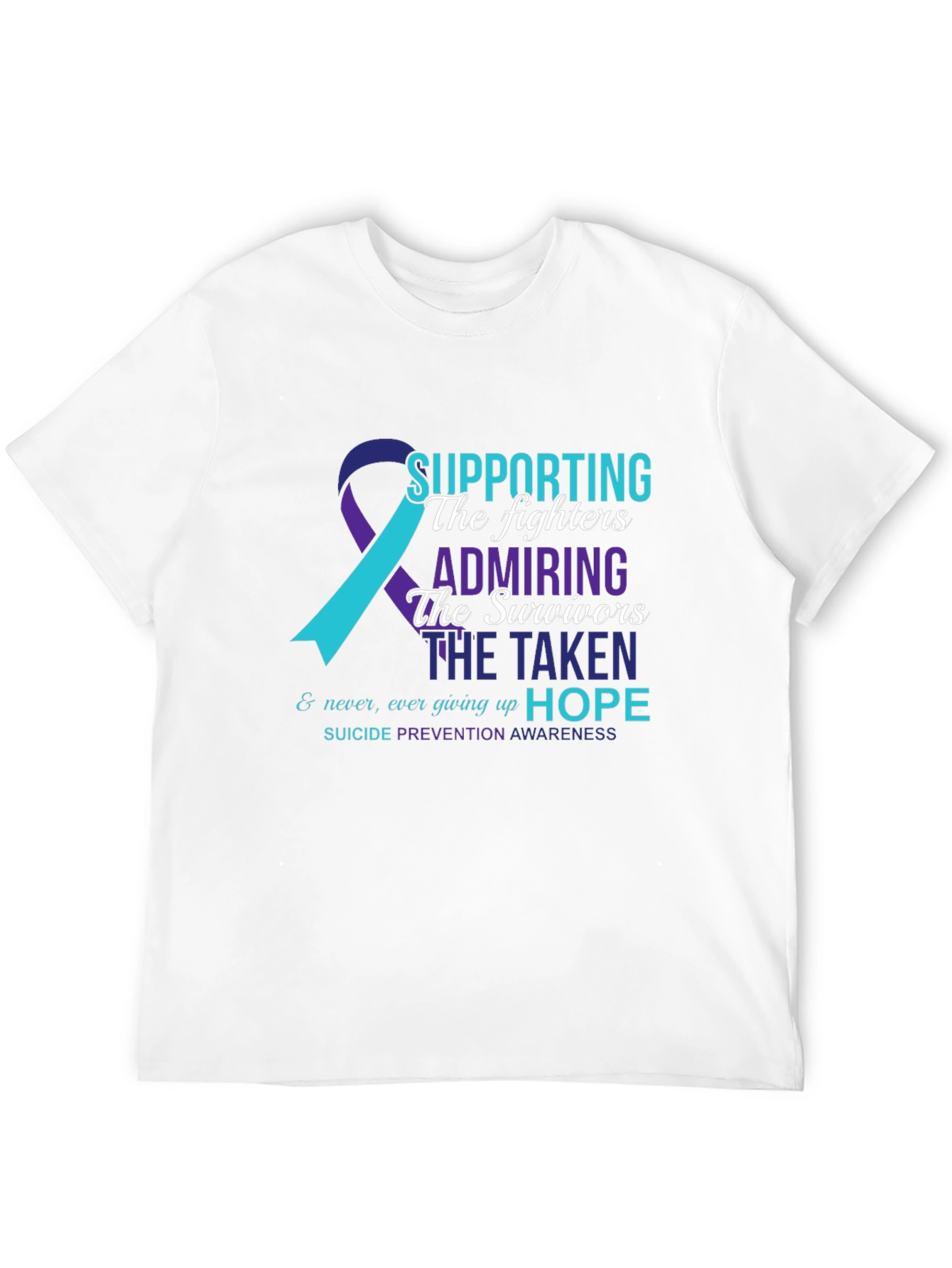 Suicide Prevention Awareness T-Shirt - Supporting The Fighters