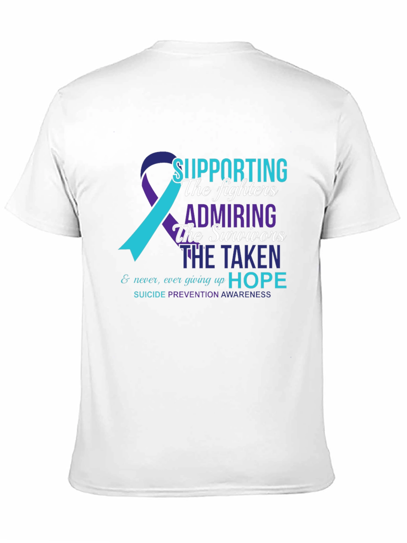Suicide Prevention Awareness T-Shirt - Supporting The Fighters