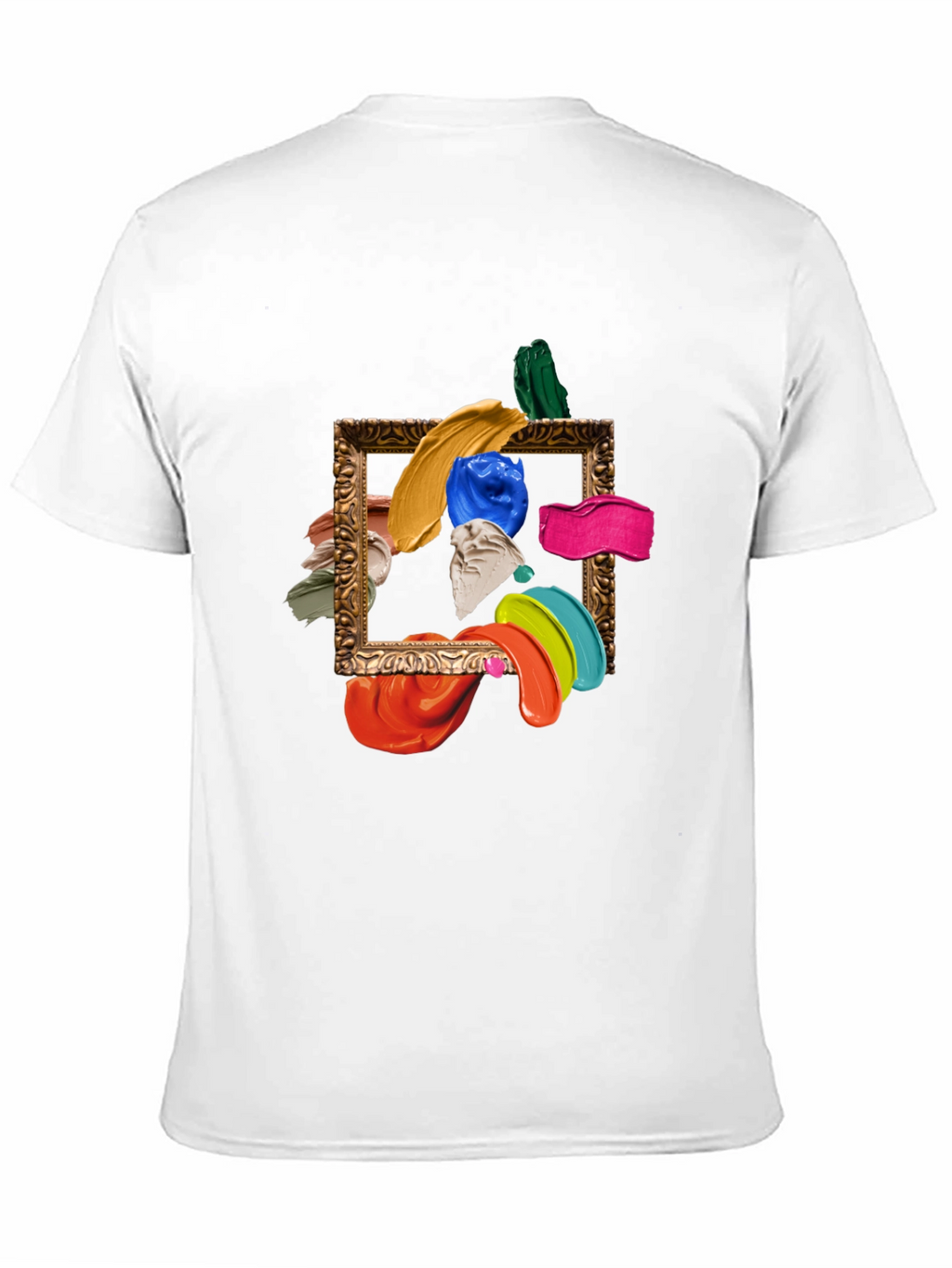 Abstract Art Framed T-Shirt