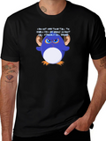 Funny Graphic T-Shirt: Cranky Cartoon Penguin