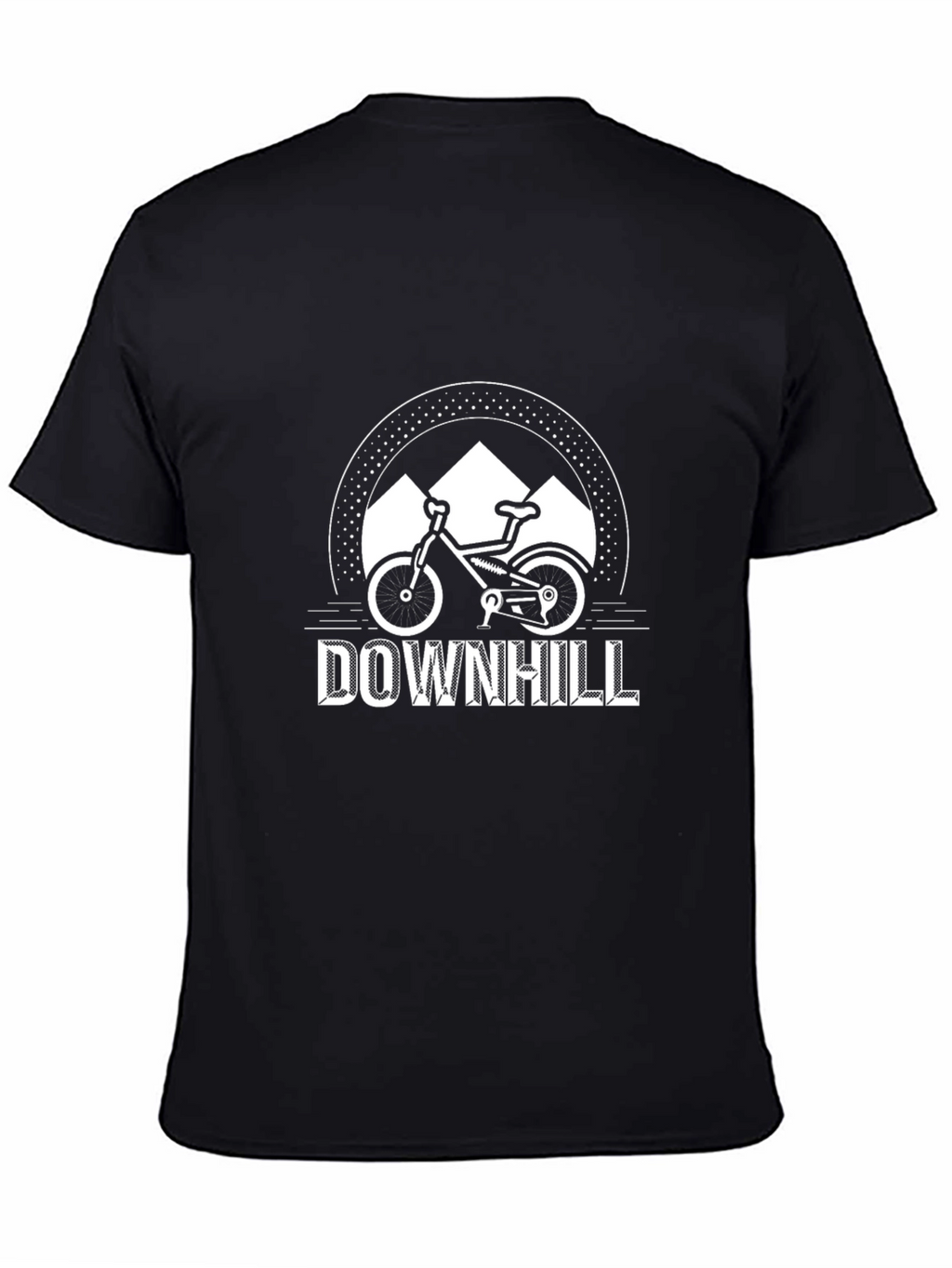 Downhill Mountain Biking T-Shirt - Black