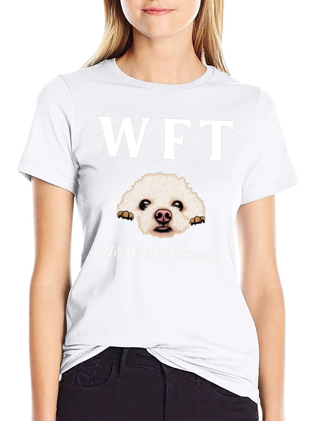 WFT Wild Fluffy Tornado Dog Graphic Tee