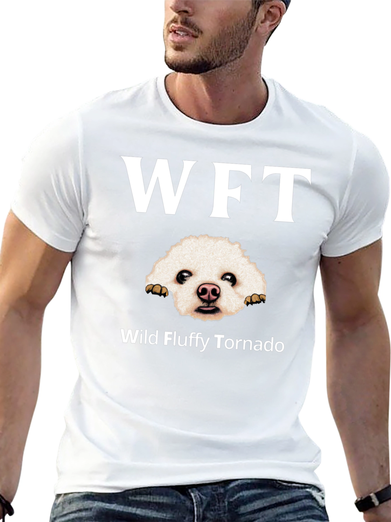 WFT Wild Fluffy Tornado Dog Graphic Tee