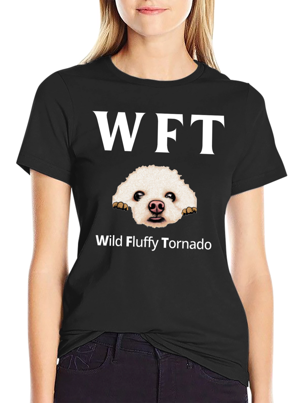 WFT Wild Fluffy Tornado Dog Graphic Tee