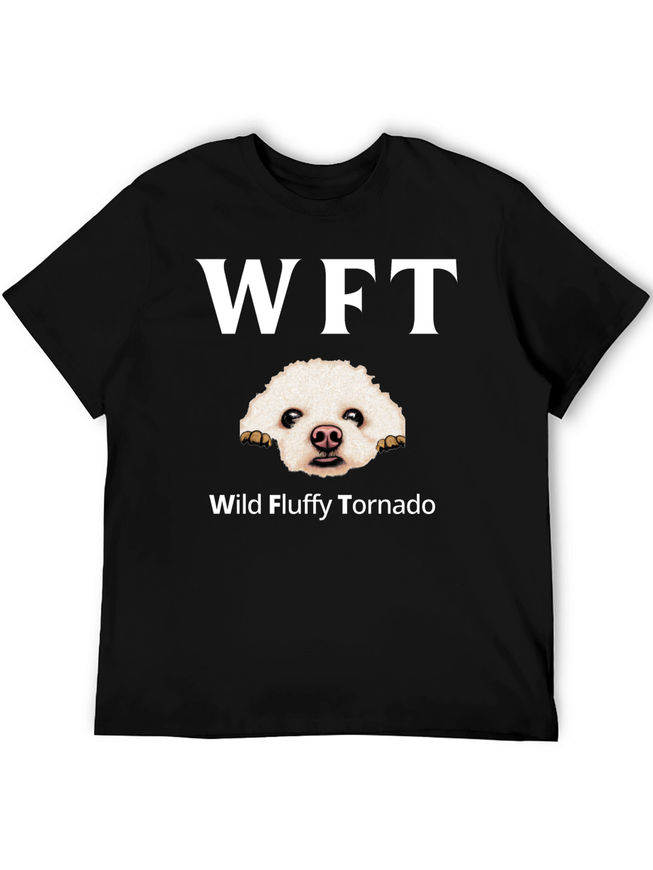 WFT Wild Fluffy Tornado Dog Graphic Tee