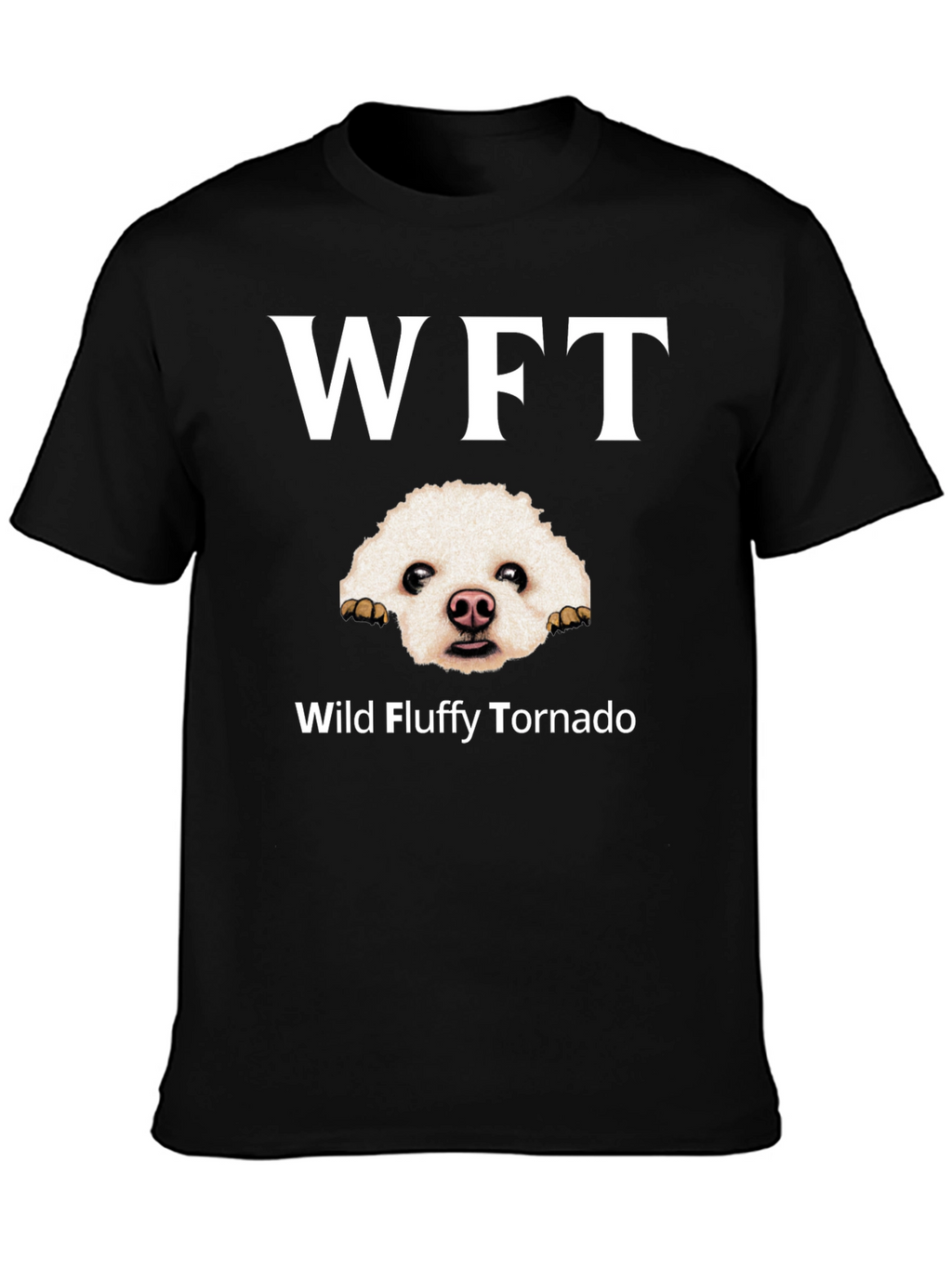 WFT Wild Fluffy Tornado Dog Graphic Tee