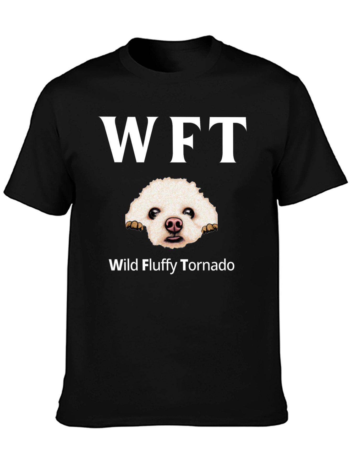 WFT Wild Fluffy Tornado Dog Graphic Tee