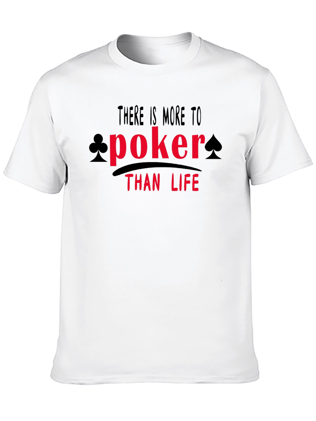 Poker Than Life Graphic Tee - Black
