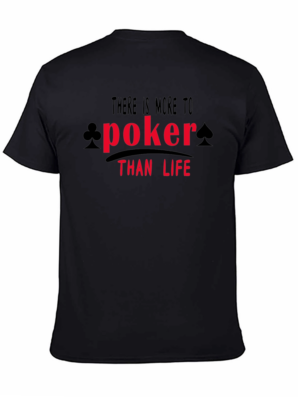 Poker Than Life Graphic Tee - Black